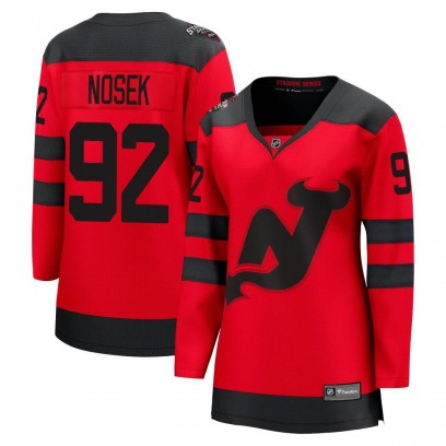 Women's Breakaway New Jersey Devils Tomas Nosek Fanatics Branded 2024 Stadium Series Jersey - Red