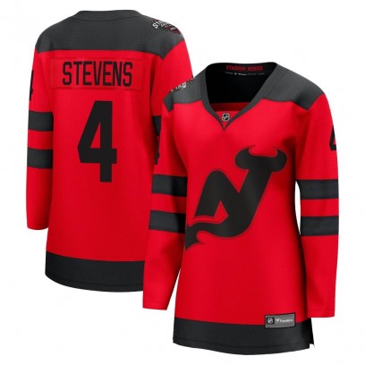 Women's Breakaway New Jersey Devils Scott Stevens Fanatics Branded 2024 Stadium Series Jersey - Red