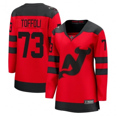 Women's Breakaway New Jersey Devils Tyler Toffoli Fanatics Branded 2024 Stadium Series Jersey - Red
