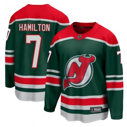 Youth Breakaway New Jersey Devils Dougie Hamilton Fanatics Branded 2020/21 Special Edition Jersey - Green