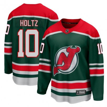 Youth Breakaway New Jersey Devils Alexander Holtz Fanatics Branded 2020/21 Special Edition Jersey - Green