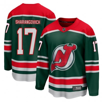 Youth Breakaway New Jersey Devils Yegor Sharangovich Fanatics Branded 2020/21 Special Edition Jersey - Green