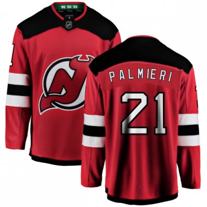 Men's Breakaway New Jersey Devils Kyle Palmieri Fanatics Branded Home Jersey - Red