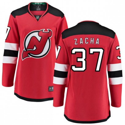 Women's Breakaway New Jersey Devils Pavel Zacha Fanatics Branded Home Jersey - Red