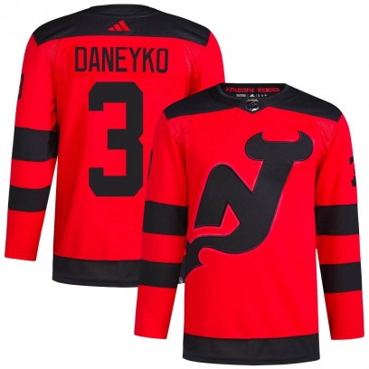 Men's Authentic New Jersey Devils Ken Daneyko Adidas 2024 Stadium Series Primegreen Jersey - Red