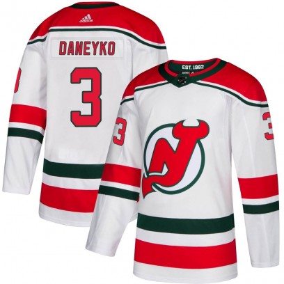 Youth Authentic New Jersey Devils Ken Daneyko Adidas Alternate Jersey - White