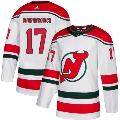 Youth Authentic New Jersey Devils Yegor Sharangovich Adidas Alternate Jersey - White