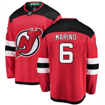 Youth Breakaway New Jersey Devils John Marino Fanatics Branded Home Jersey - Red