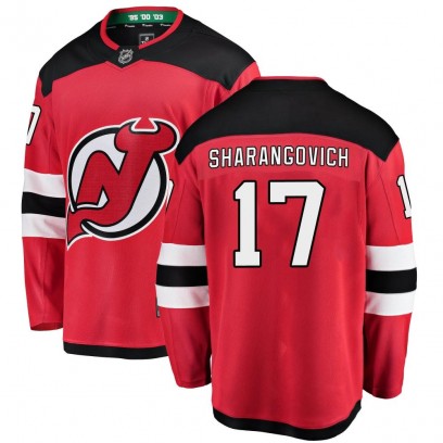 Youth Breakaway New Jersey Devils Yegor Sharangovich Fanatics Branded Home Jersey - Red