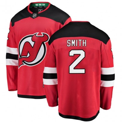 Youth Breakaway New Jersey Devils Brendan Smith Fanatics Branded Home Jersey - Red