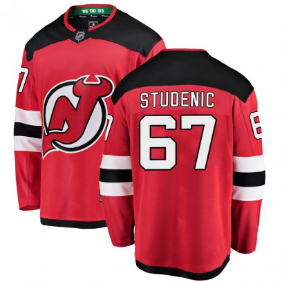 Youth Breakaway New Jersey Devils Marian Studenic Fanatics Branded Home Jersey - Red