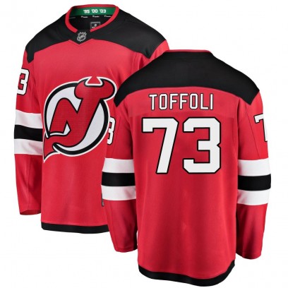 Youth Breakaway New Jersey Devils Tyler Toffoli Fanatics Branded Home Jersey - Red