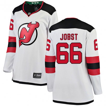 Women's Breakaway New Jersey Devils Mason Jobst Fanatics Branded Away Jersey - White