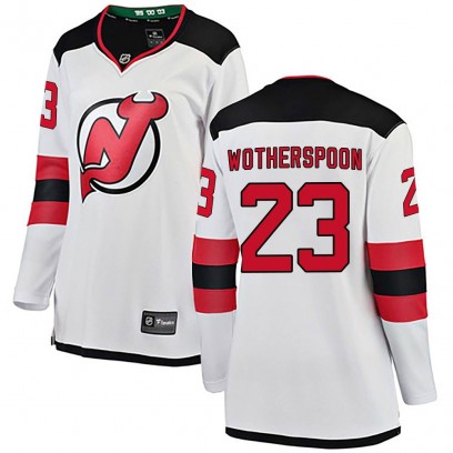 Women's Breakaway New Jersey Devils Tyler Wotherspoon Fanatics Branded Away Jersey - White