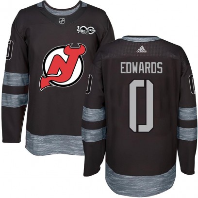 Youth Authentic New Jersey Devils Ethan Edwards 1917-2017 100th Anniversary Jersey - Black