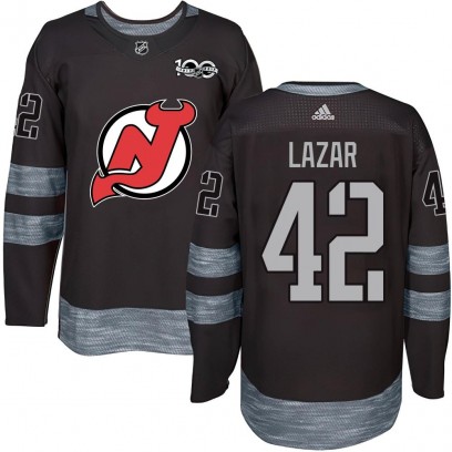 Youth Authentic New Jersey Devils Curtis Lazar 1917-2017 100th Anniversary Jersey - Black