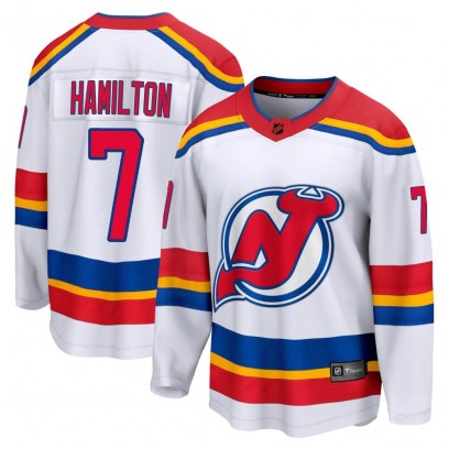 Men's Breakaway New Jersey Devils Dougie Hamilton Fanatics Branded Special Edition 2.0 Jersey - White