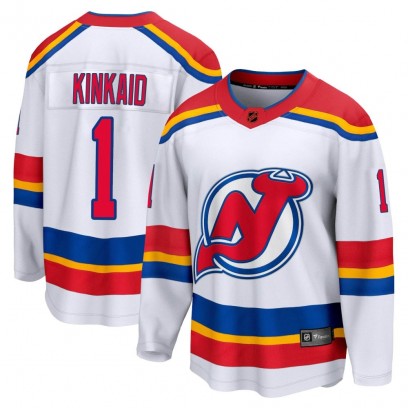 Men's Breakaway New Jersey Devils Keith Kinkaid Fanatics Branded Special Edition 2.0 Jersey - White