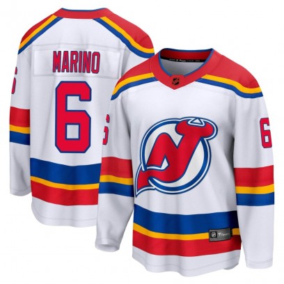 Men's Breakaway New Jersey Devils John Marino Fanatics Branded Special Edition 2.0 Jersey - White
