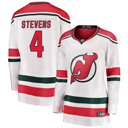 Women's Breakaway New Jersey Devils Scott Stevens Fanatics Branded Alternate Jersey - White