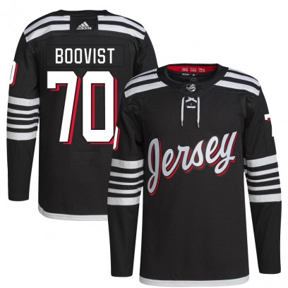 Youth Authentic New Jersey Devils Jesper Boqvist Adidas 2021/22 Alternate Primegreen Pro Player Jersey - Black