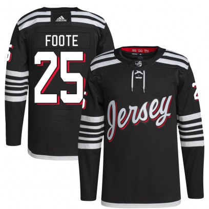 Youth Authentic New Jersey Devils Nolan Foote Adidas 2021/22 Alternate Primegreen Pro Player Jersey - Black