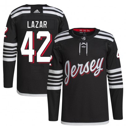 Youth Authentic New Jersey Devils Curtis Lazar Adidas 2021/22 Alternate Primegreen Pro Player Jersey - Black