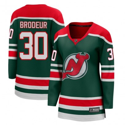 Women's Breakaway New Jersey Devils Martin Brodeur Fanatics Branded 2020/21 Special Edition Jersey - Green