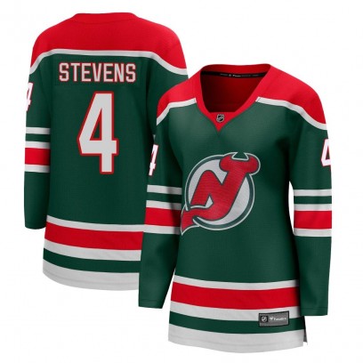 Women's Breakaway New Jersey Devils Scott Stevens Fanatics Branded 2020/21 Special Edition Jersey - Green