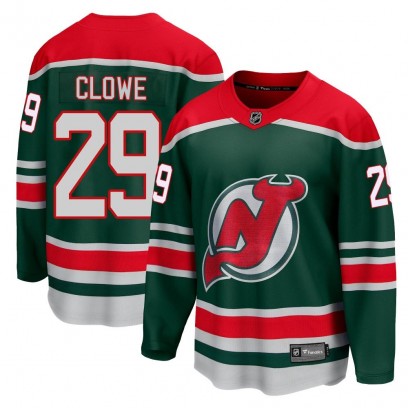 Men's Breakaway New Jersey Devils Ryane Clowe Fanatics Branded 2020/21 Special Edition Jersey - Green