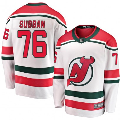 Youth Breakaway New Jersey Devils P.K. Subban Fanatics Branded Alternate Jersey - White