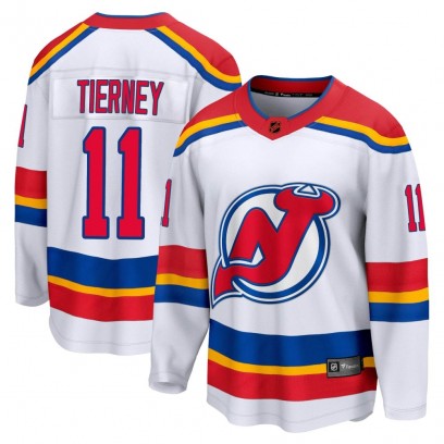 Youth Breakaway New Jersey Devils Chris Tierney Fanatics Branded Special Edition 2.0 Jersey - White