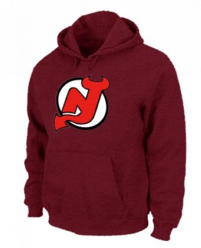 Men's New Jersey Devils Pullover Hoodie - - Red