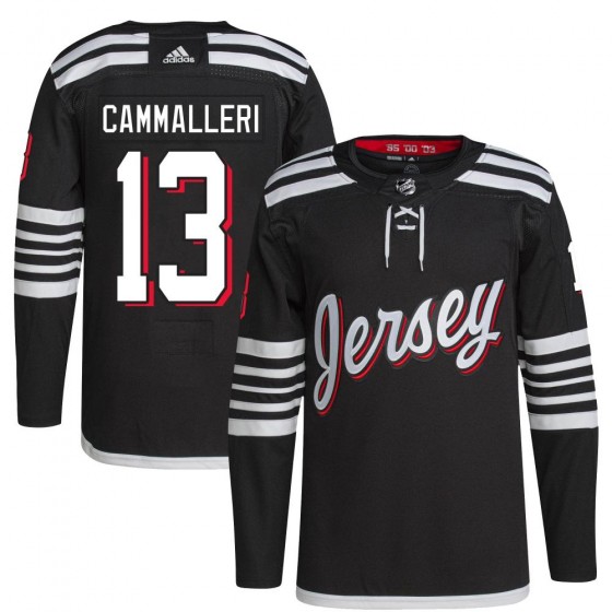 Youth Authentic New Jersey Devils Mike Cammalleri Adidas 2021/22 Alternate Primegreen Pro Player Jersey - Black