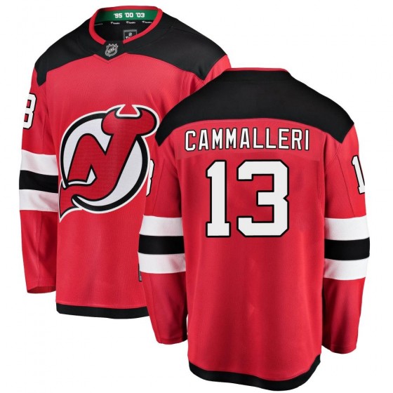 Men's Breakaway New Jersey Devils Mike Cammalleri Fanatics Branded Home Jersey - Red