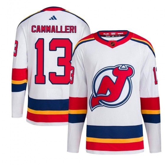Youth Authentic New Jersey Devils Mike Cammalleri Adidas Reverse Retro 2.0 Jersey - White
